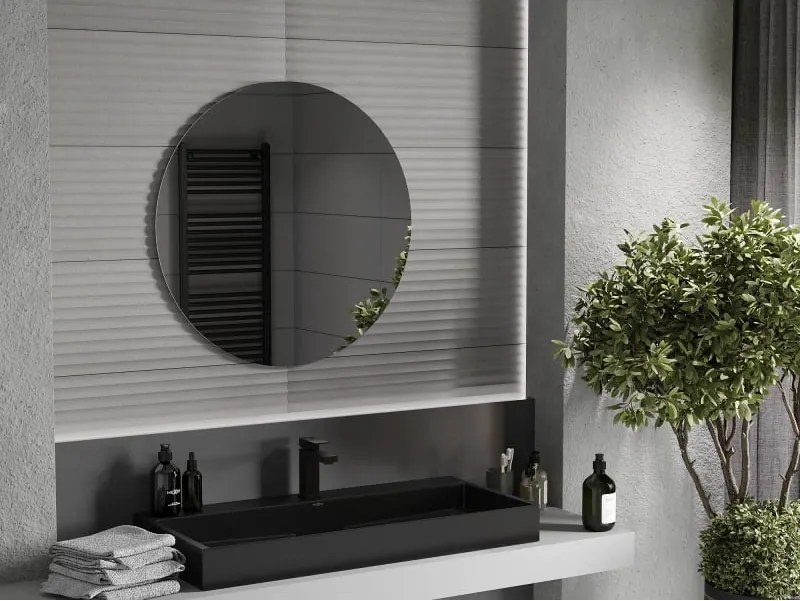 Mexen Alto kúpeľňové okrúhle zrkadlo 80 cm - 9853-080-080-000-00