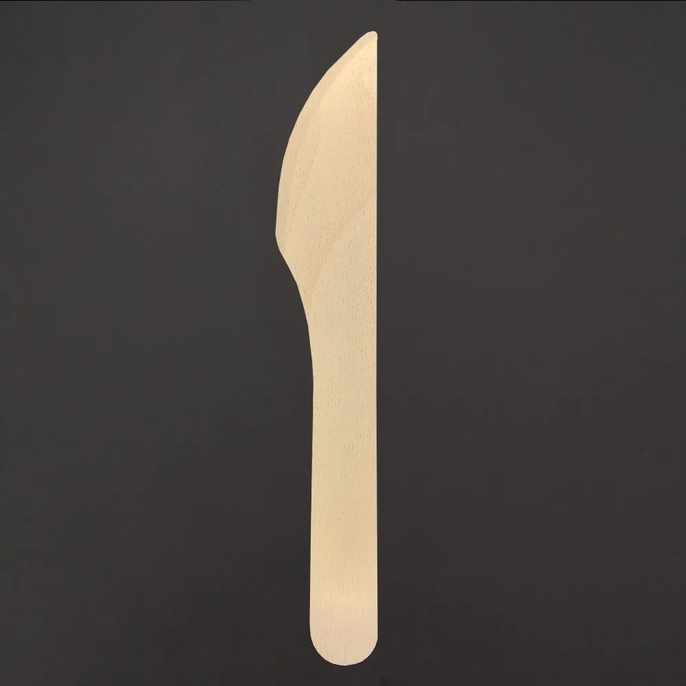 AMADEA Drevený nôž, masívne drevo, dĺžka 21 cm