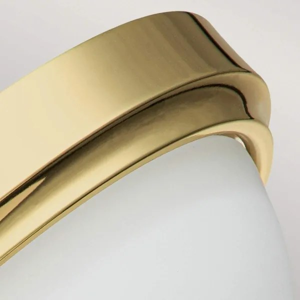 Feiss FE-MALIBU-F-BATH-PB Kúpeľňové stropné svietidlo MALIBU 2xE27/60W/230V IP44 zlaté