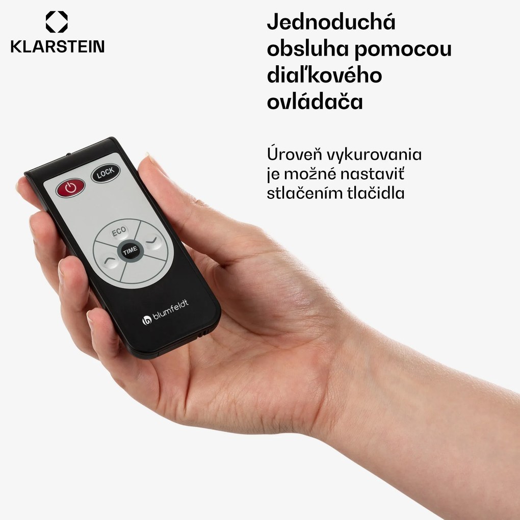 Blumfeldt Cosmic Beam Plus XXL, infračervený ohrievač, 3000 W, IP44, diaľkový ovládač, čierny