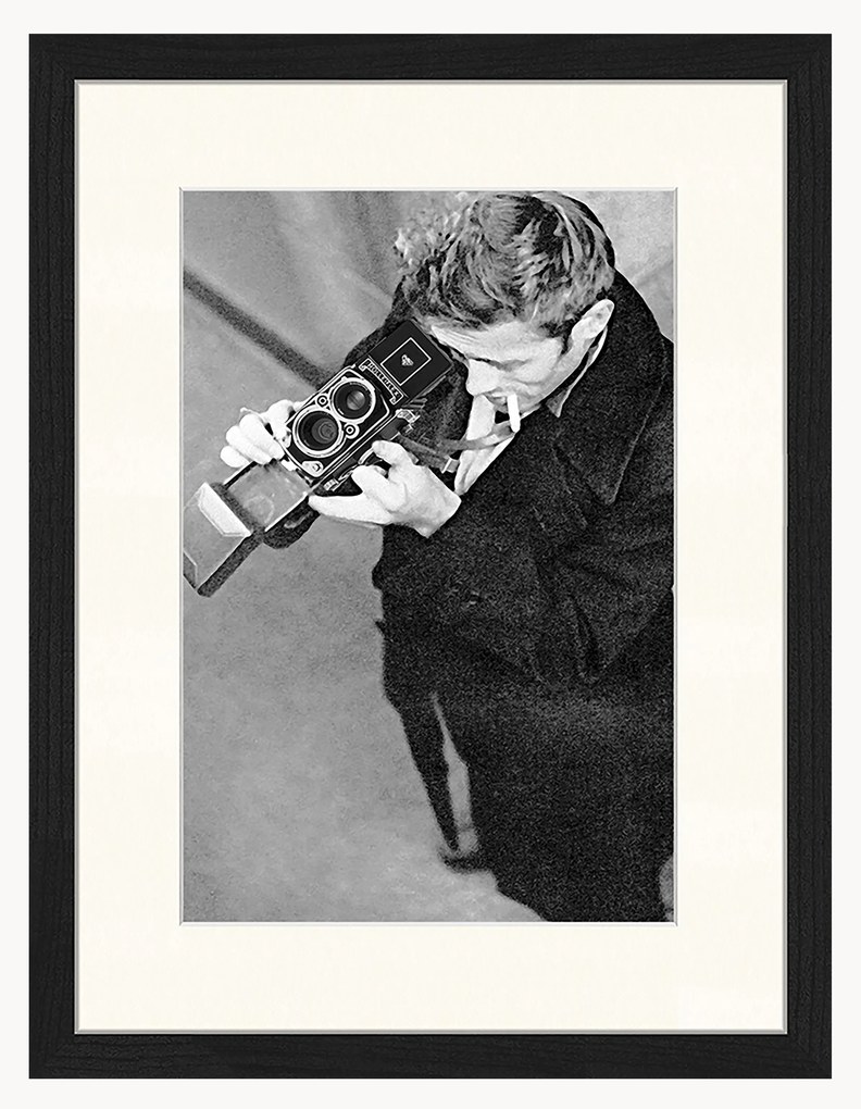 Fotografia's rámom James Dean with Camera