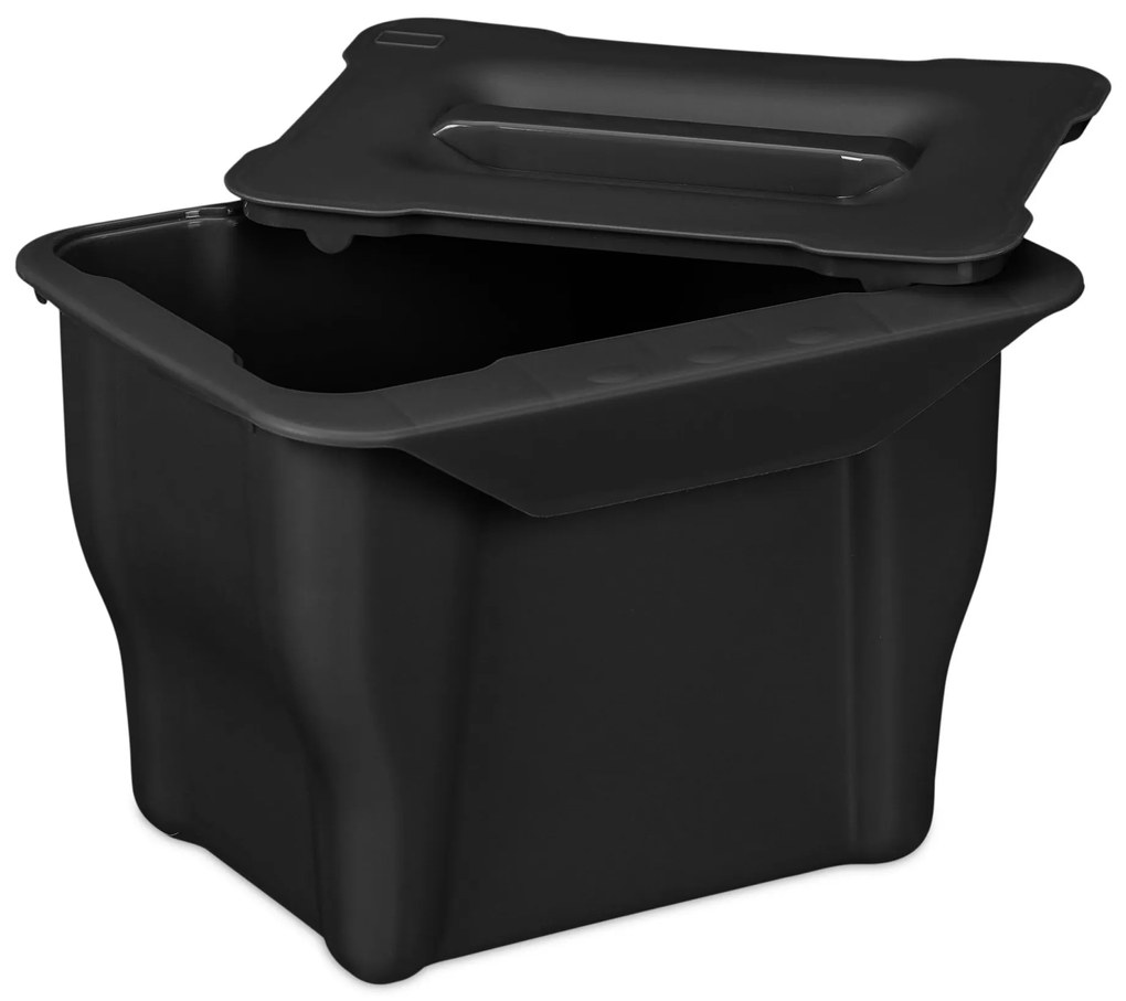 Bio odpadkový kôš kuchynský RD38581, čierny 5 l