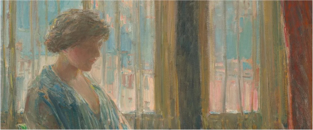 Obraz - Childe Hassam, The New York Window, reprodukcia (120x50 cm)