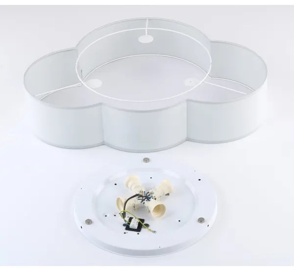 Brilagi - Detské stropné svietidlo NIMBUS 4xE27/15W/230V 46x63 cm sivé