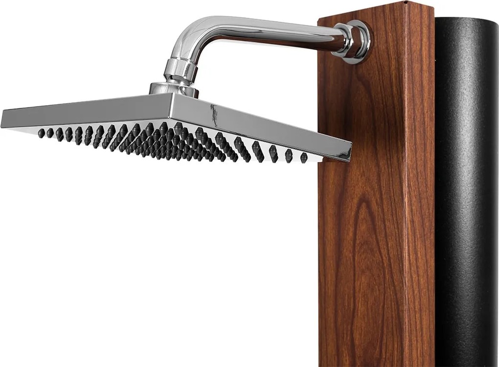 Royce Solárna sprcha NATUR TEAK s oplachom nôh