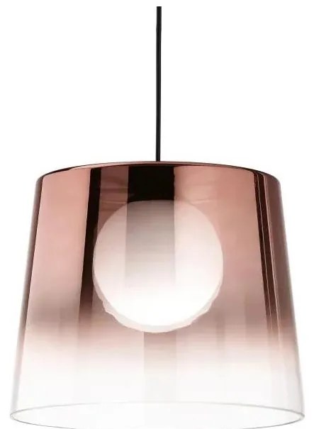 Ideal Lux - LED Luster na lanku FADE 1xG9/3W/230V pr. 27,3 cm meď/dymová