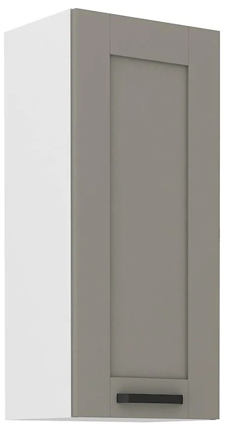 Kuchynská skrinka Luna claygrey/biela 40G-90 1F
