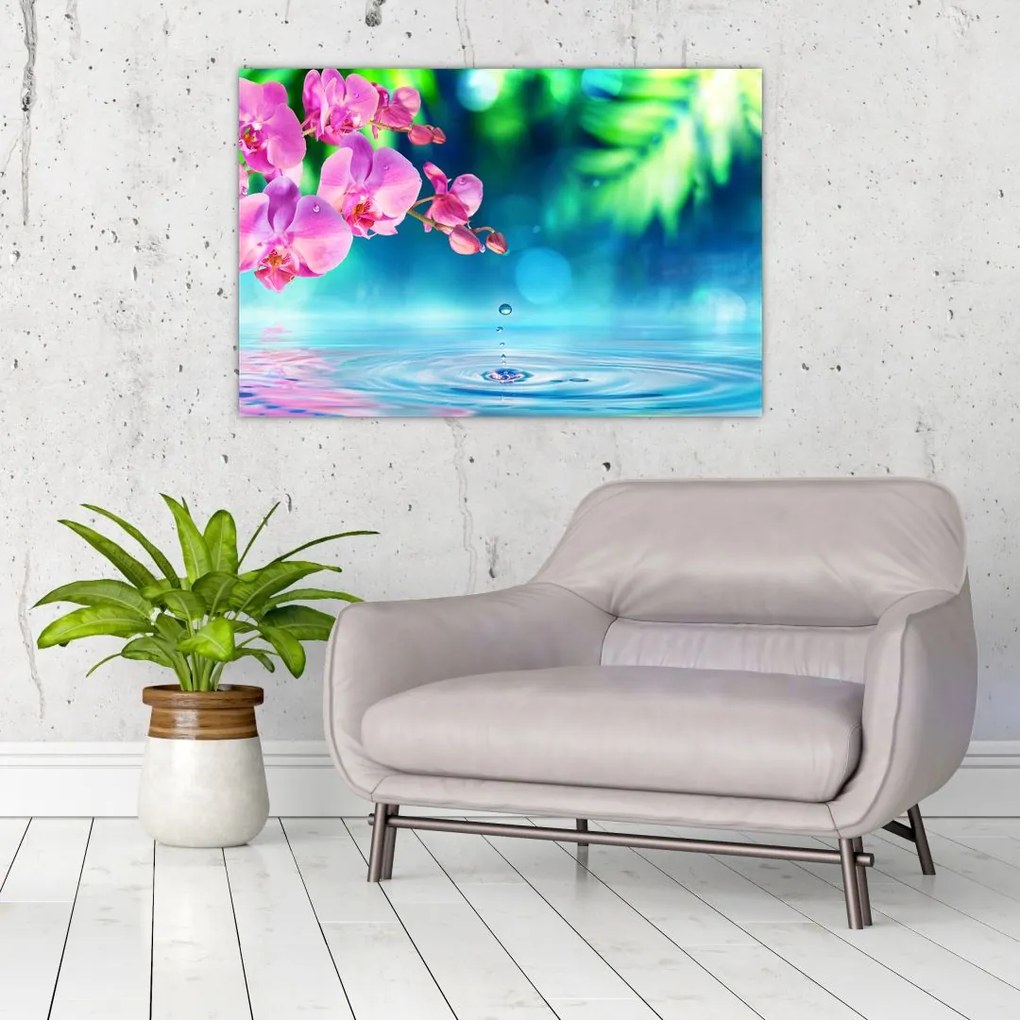 Obraz - Orchidea (90x60 cm)