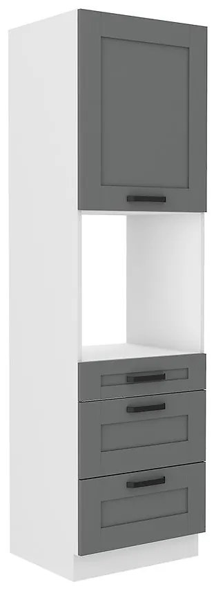 Kuchynská skrinka Luna dustgrey/biela 60DPS-210 3S 1F