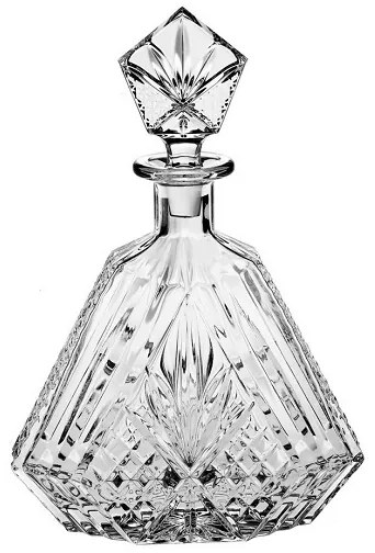 Crystal Bohemia Sklenená karafa ALEXANDRA 0,5 l