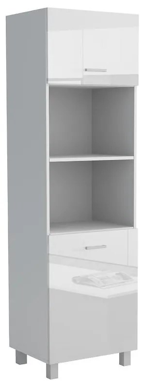 Kuchynská skrinka Lucjan 60KPM 2F 2100 LUX biela