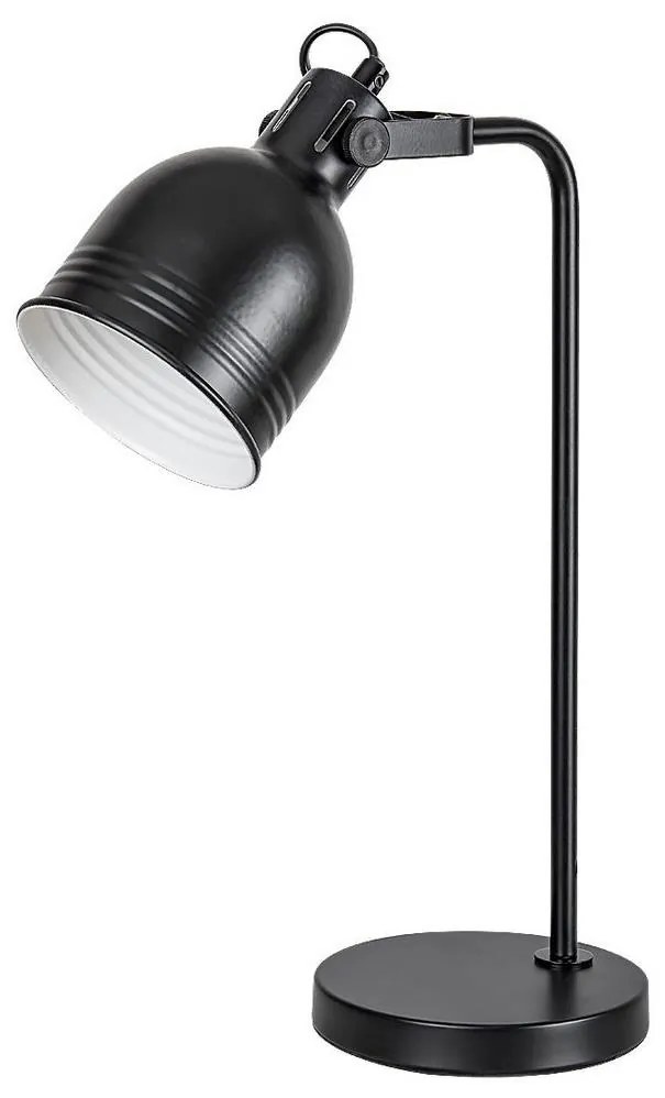 Rabalux 2240 - Stolná lampa FLINT 1xE14/25W/230V čierna