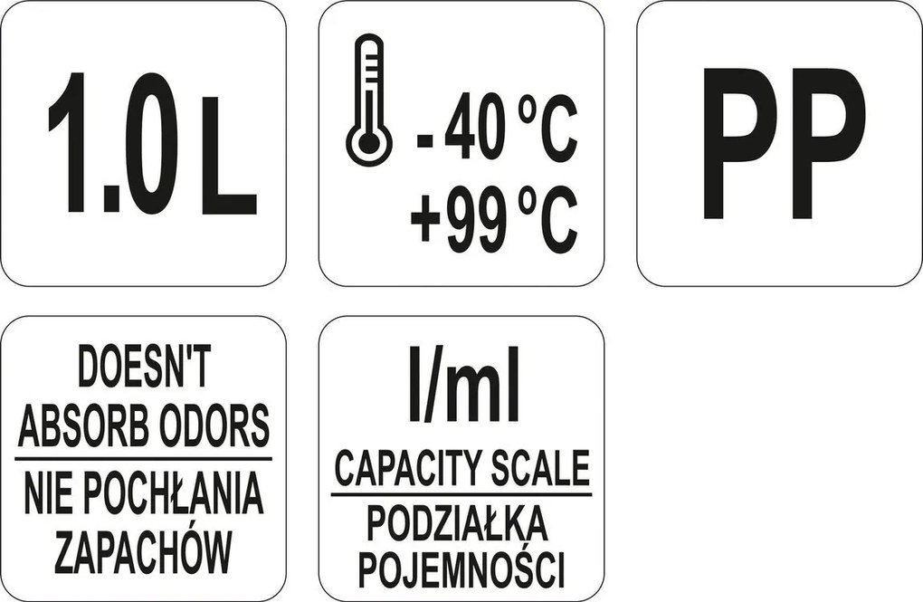 Yato Gastro Džbán s odměrkou 1000ml YG-07284