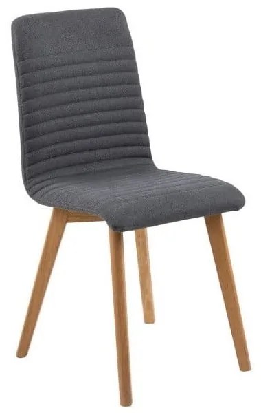 Súprava 2 antracitovosivých jedálenských stoličiek Arosa – Actona