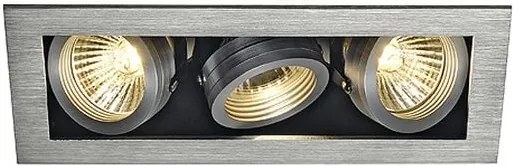 Zápustné - podhľadové svietidlo SLV KADUX III downlight štvorcová 115536