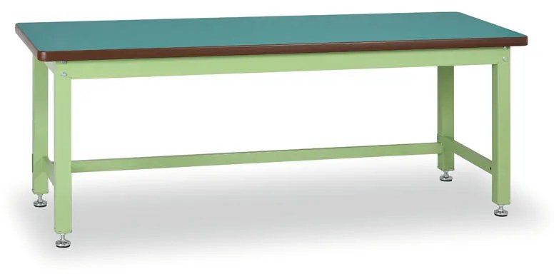 Profesionálny dielenský stôl GL, MDF + PVC doska, pevné oceľové profily, 2100 mm