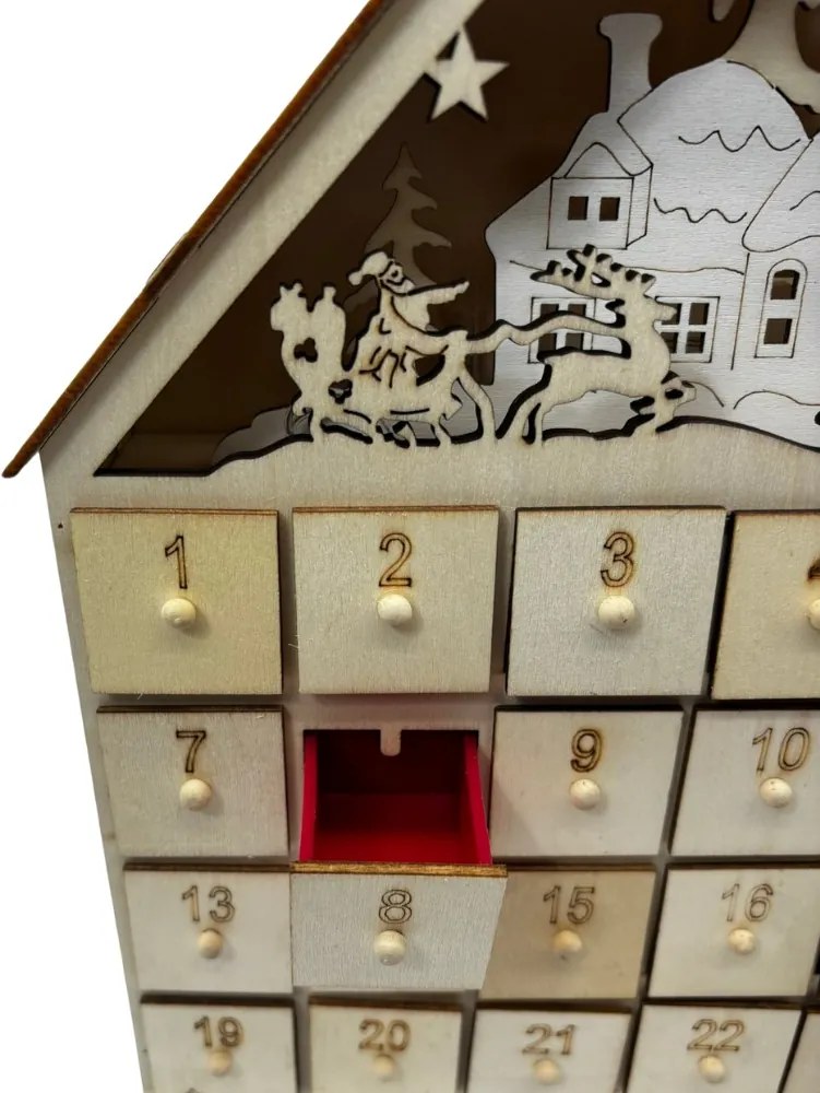 Koop LED Adventní kalendář Chaloupka