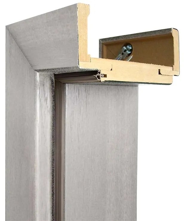 Regulovaná zárubňa 80L 80-100 dub strieborný