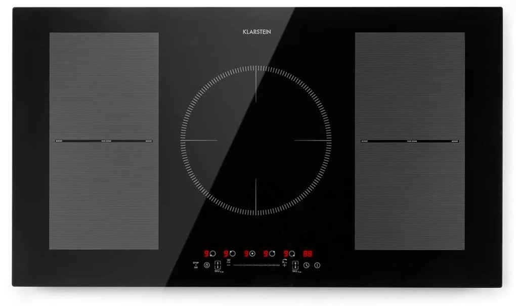 Klarstein Delicatessa 90 Flex, vstavaná indukčná varná doska, 7400 W, 5 zón, samostatná