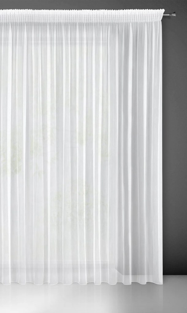 ZÁCLONA NA PÁSKE NICEA 350X270 CM BIELA
