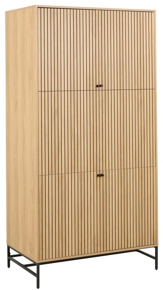 Šatníková skriňa OLIVIA 99×200 cm dub