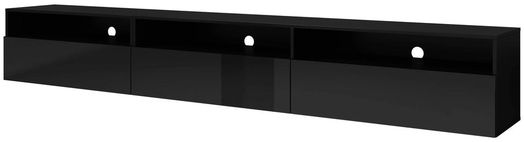TV stolík Alease Typ 40 (čierna + lesk čierny). Vlastná spoľahlivá doprava až k Vám domov. 1030547