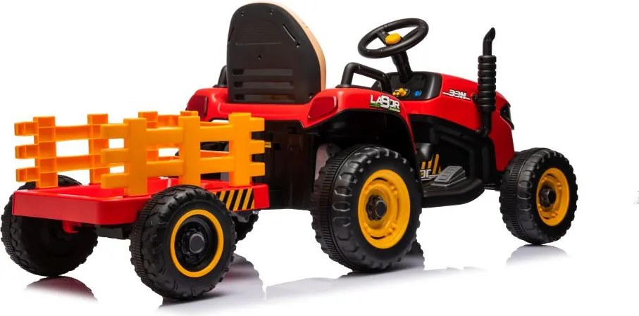 LEAN CARS Elektrický traktor BBH-030 červený