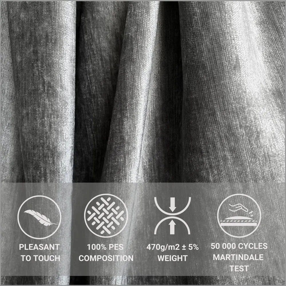 Sivá čalúnená dvojlôžková posteľ s úložným priestorom s roštom 140x200 cm Shell – Maison de Rêve