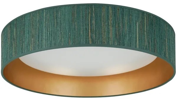 Brilagi - LED Stropné svietidlo BOSTON ROLLER LED/24W/230V pr. 45 cm zelená/zlatá