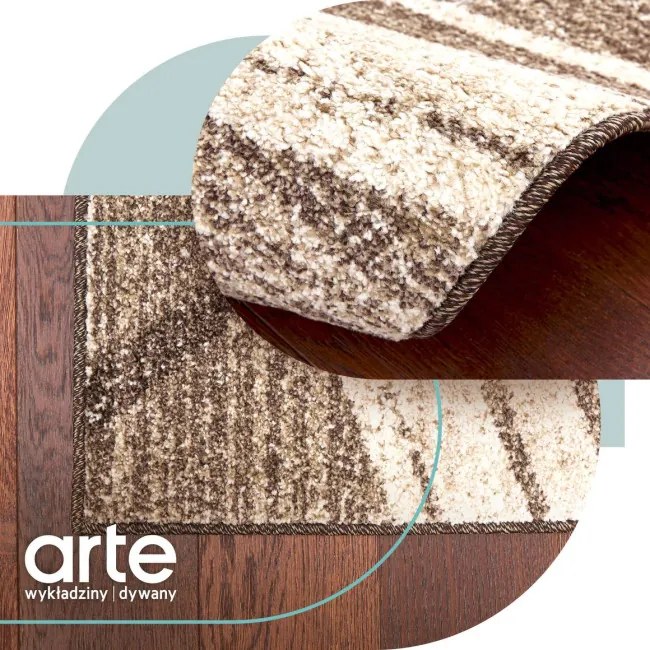 Koberec Sari K197A svetlohnedý