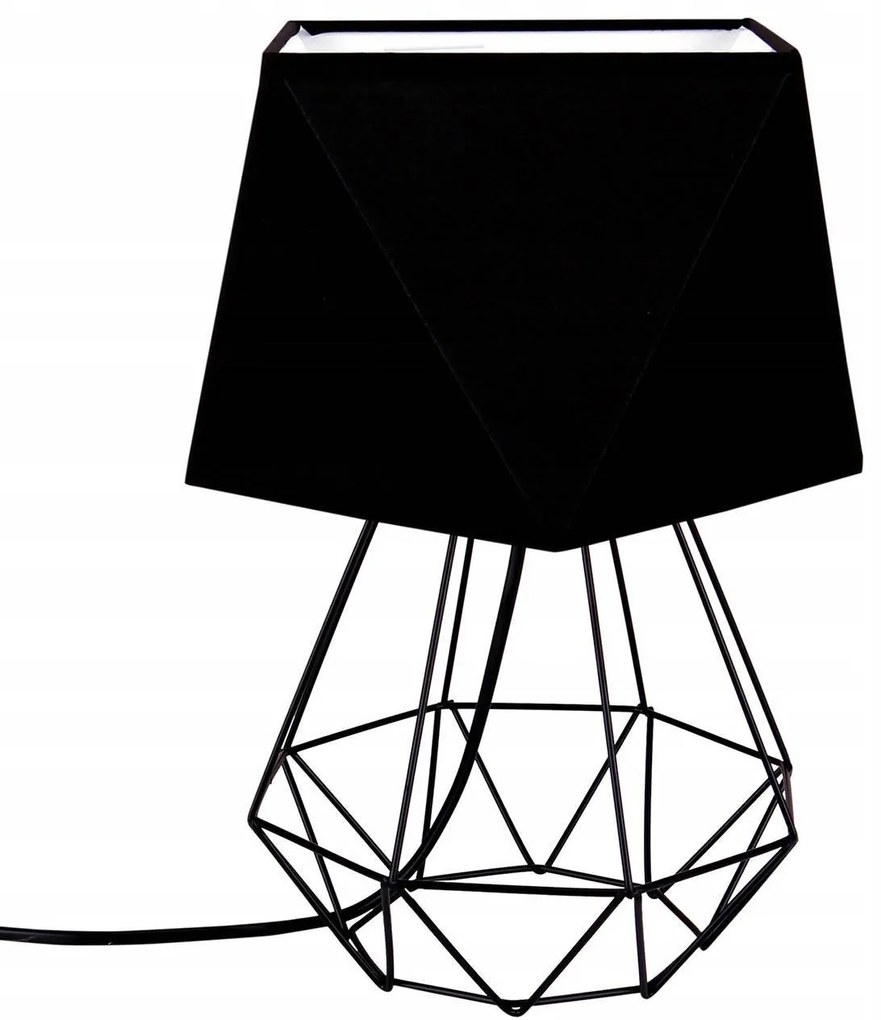 Stolná lampa Diamond 1, 1x textilné tienidlo (výber z 12 farieb), (výber z 3 farieb konštrukcie)