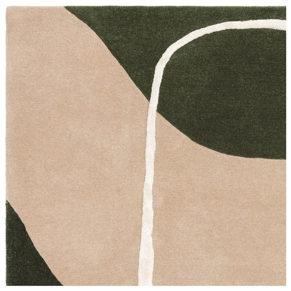 Zelený ručne tkaný vlnený koberec 200x300 cm Matrix – Asiatic Carpets