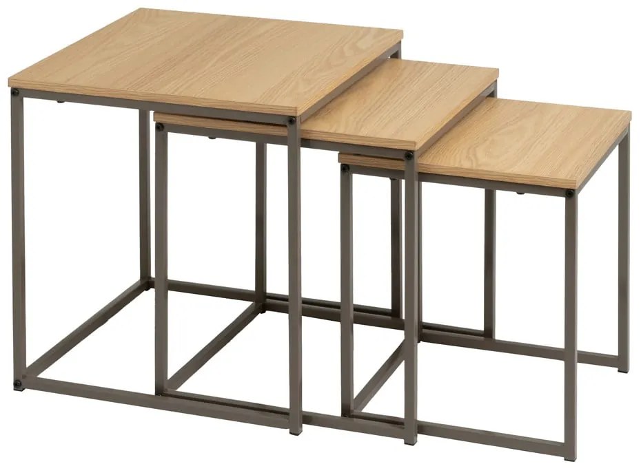 Odkladacie stolíky v súprave 3 ks 40x40 cm – Casa Selección