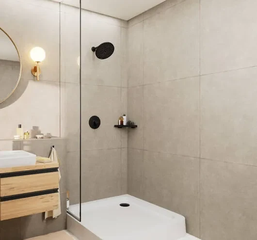 Hansgrohe Croma S, hlavová sprcha 240 1jet EcoSmart 9 l/min, čierna matná, HAN-26724670