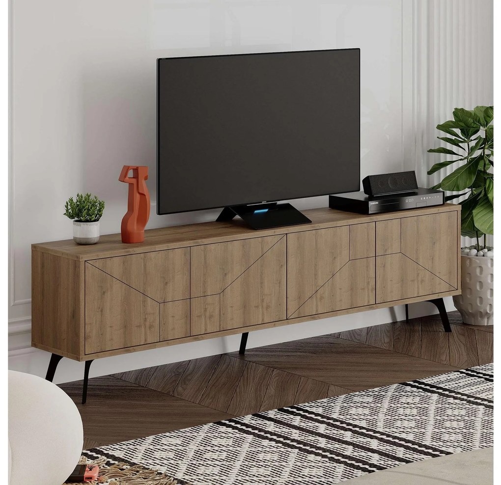 TV stolík/skrinka Duben (hitit). Akcia -18%. Vlastná spoľahlivá doprava až k Vám domov. 1102082