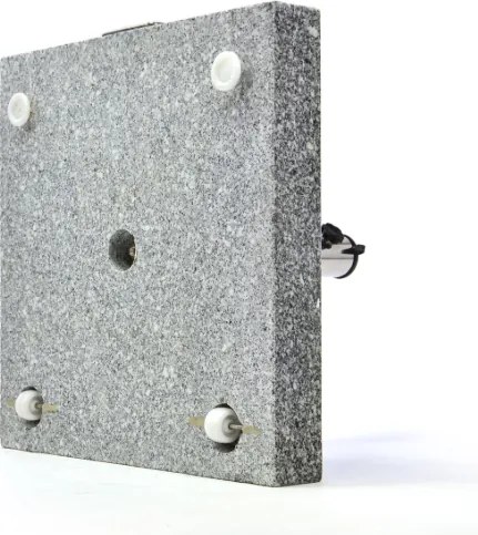 Garthen 1502 Stojan na slnečník - žula / nerezová oceľ, 50 kg