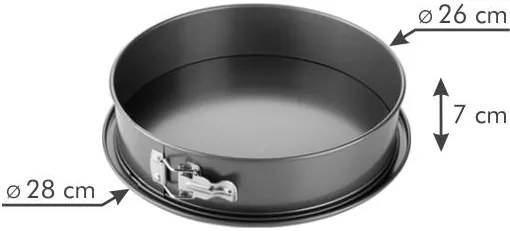 Tescoma Delícia 623306.00 - Forma na tortu rozkladacia DELÍCIA o 26 cm, so širokým dnom