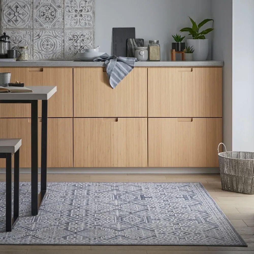 Sivý prateľný koberec 290x200 cm Cora - Flair Rugs