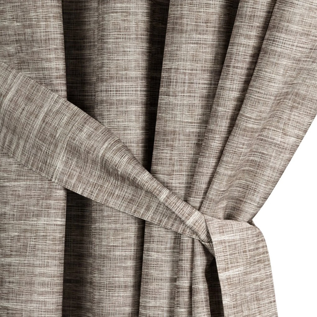 ZÁHRADNÝ VODEODOLNÝ ZÁVES NA PÚTKACH GARDEN 155X240 CM HNEDÁ