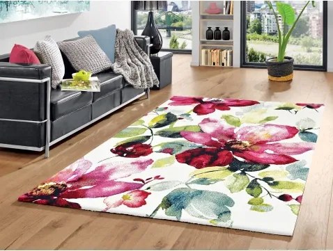 Koberec Belis 120x170 cm, kvetinový motív%