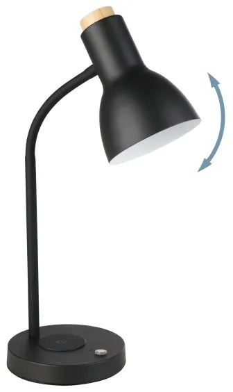 Eglo 900628- LED Stmievateľná lampa s bezdrôtovým nabíjaním VERADAL LED/5,5W/230V