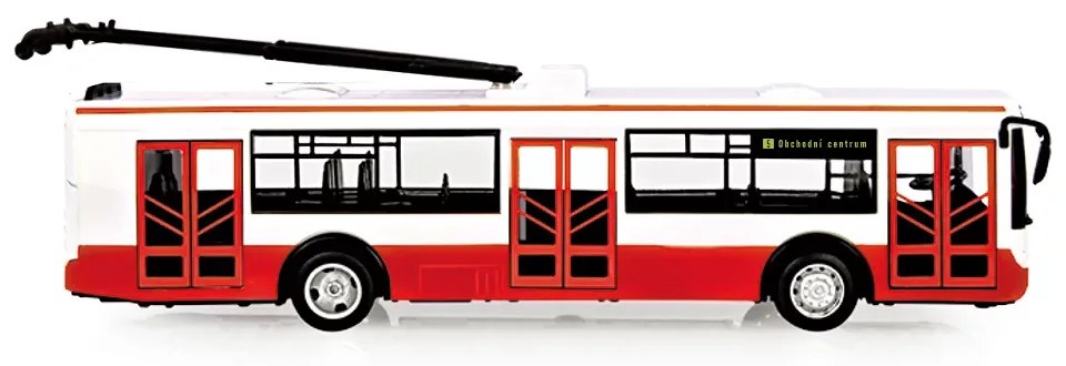 RAPPA Trolejbus s hlásením českých zastávok - 28 cm - Rappa