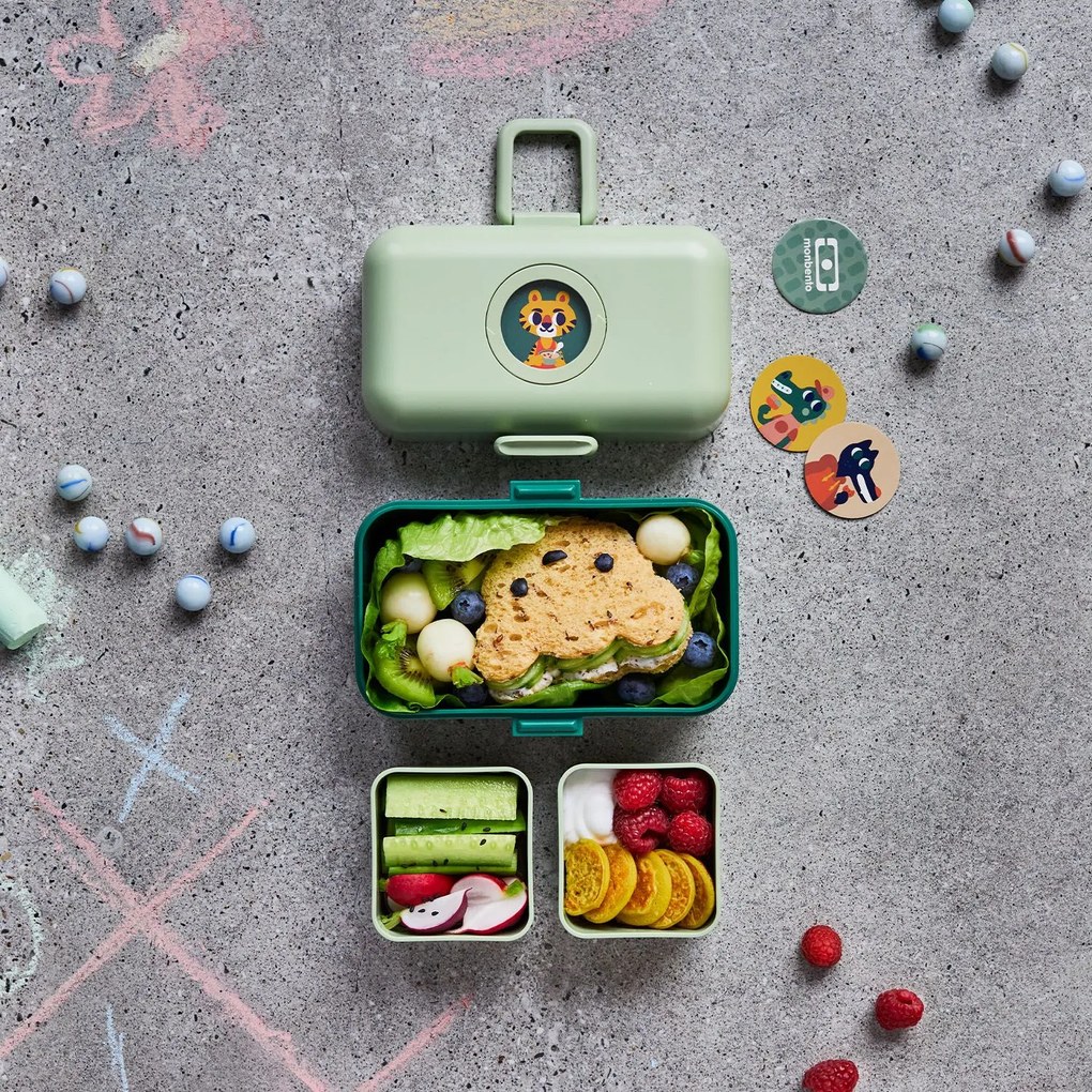monbento Desiatový box Monbento Tresor Green Forest 750 ml