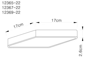 Globo 12369-22 - LED Stropné svietidlo ECHO LED/22W/230V