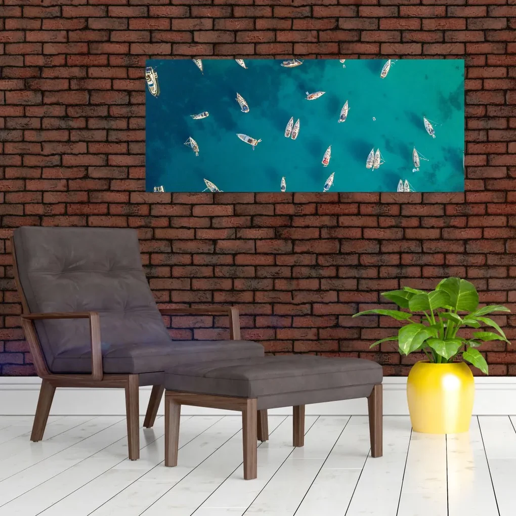 Obraz - Plachetnica (120x50 cm)