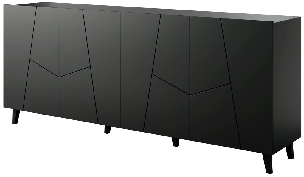 Cama Komoda Etna - čierna