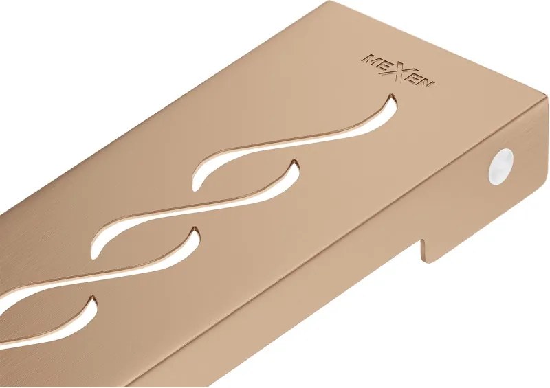 Mexen Flat M18 kryt na žľabový odtok 60 cm, brúsená meď - 1C23060