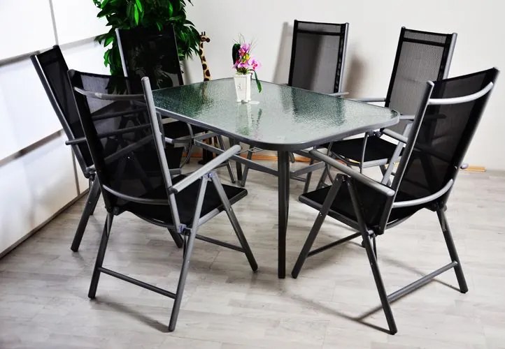 Hliníkový záhradný set Garth 7 ks