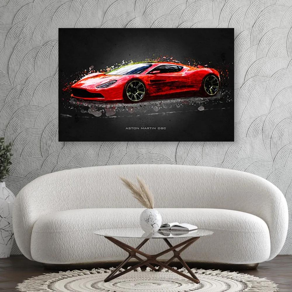 Gario Obraz na plátne Červený Aston Martin - Gab Fernando Rozmery: 60 x 40 cm