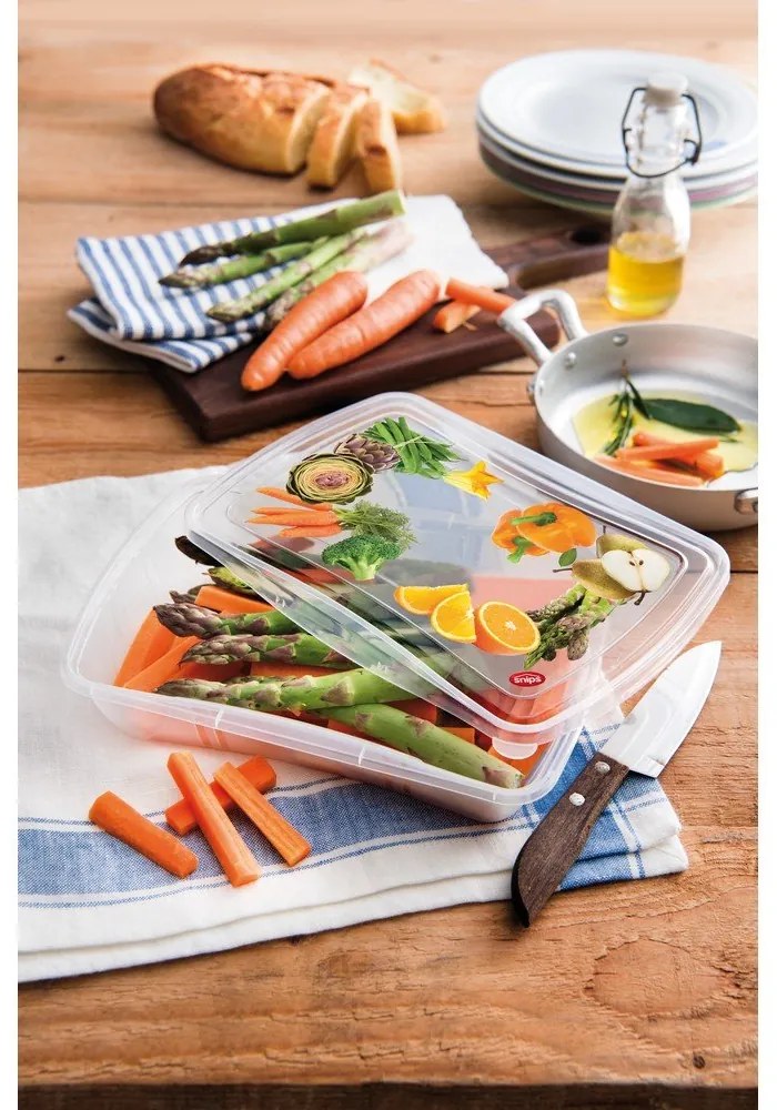 Súprava 3 škatuliek na potraviny Snips Classic, 1 l